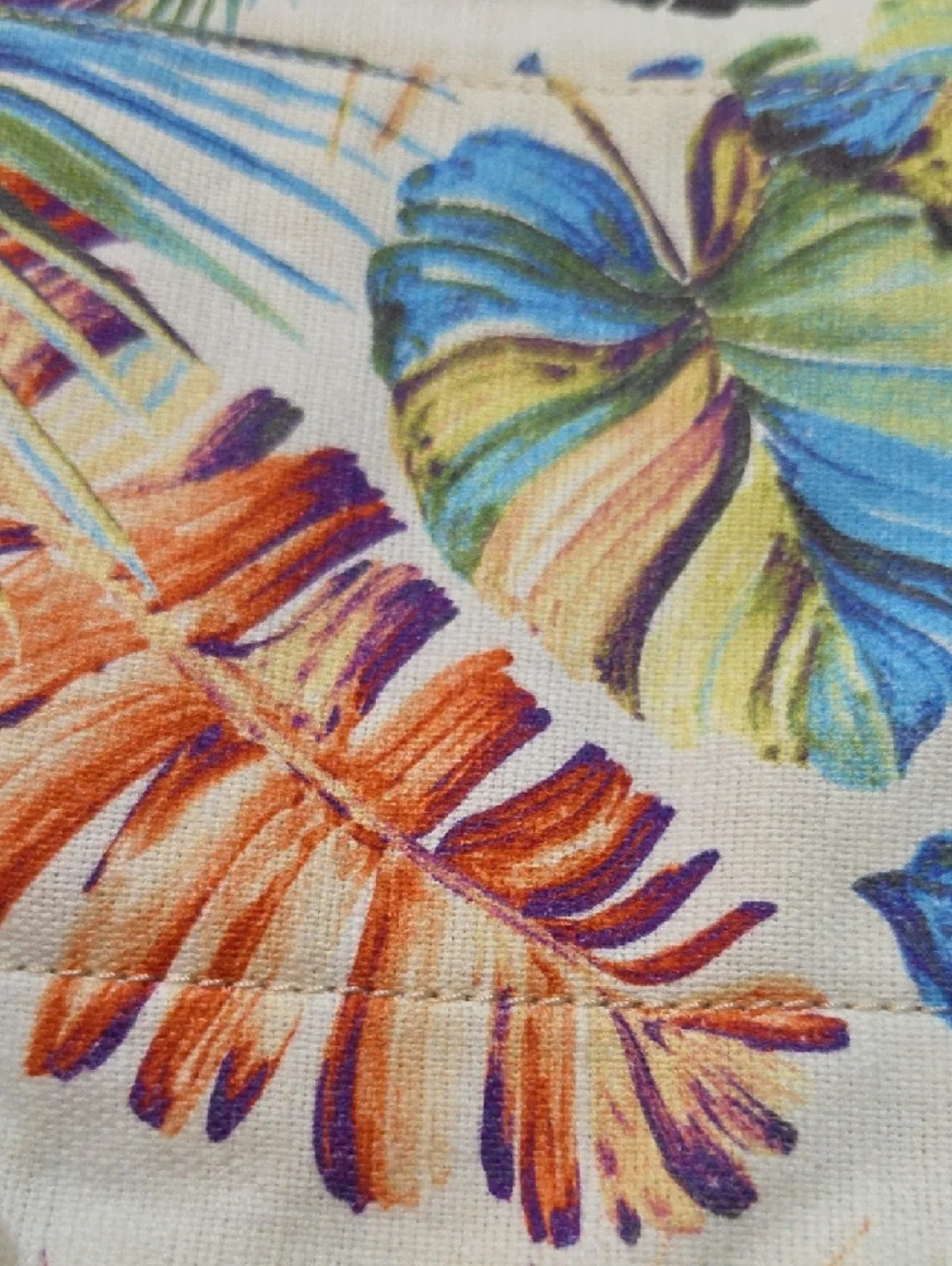 Tropical Leaf Print Crossbody Bag - Multicolor‎